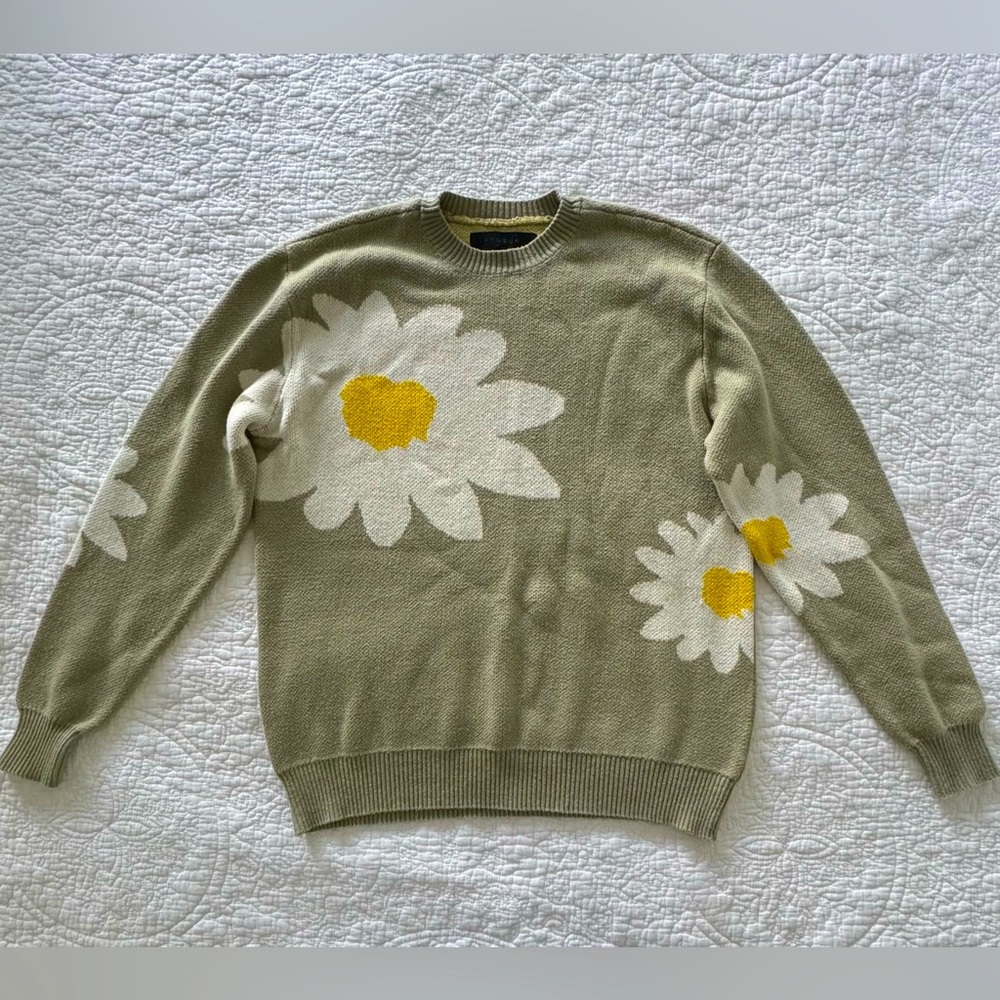 Pacsun Flower Sweater